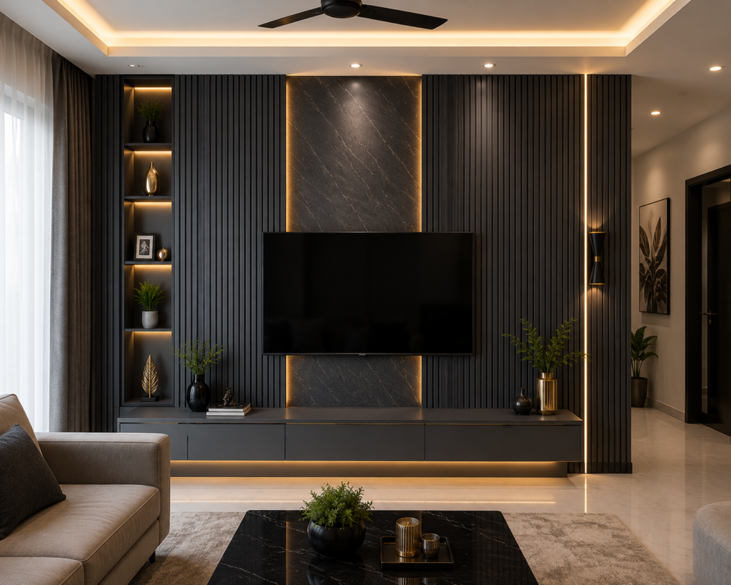 Charcoal Wall Panel